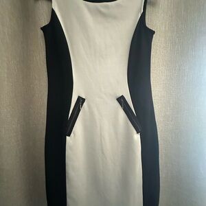Apt. 9 Black and White Midi Dress